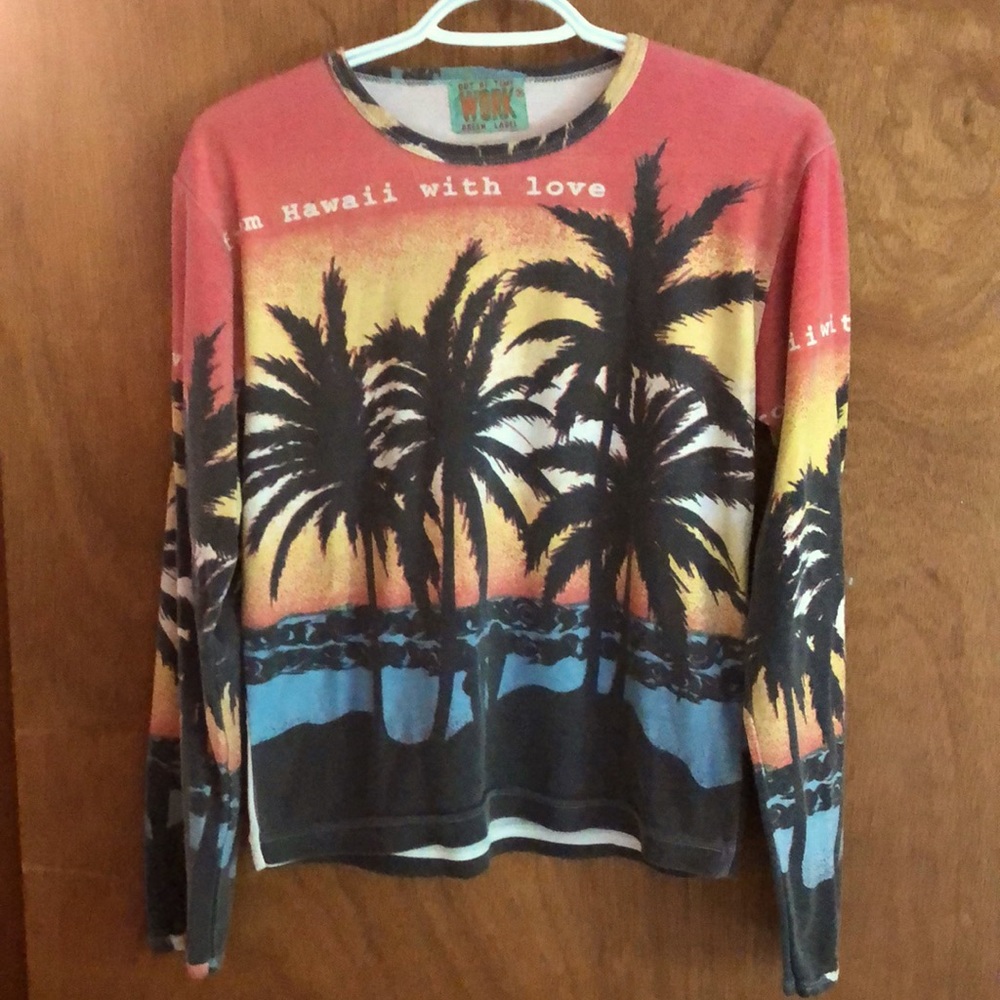 Boho Chic From Hawaii with Love Long Sleeve Tee ~ Women’s
